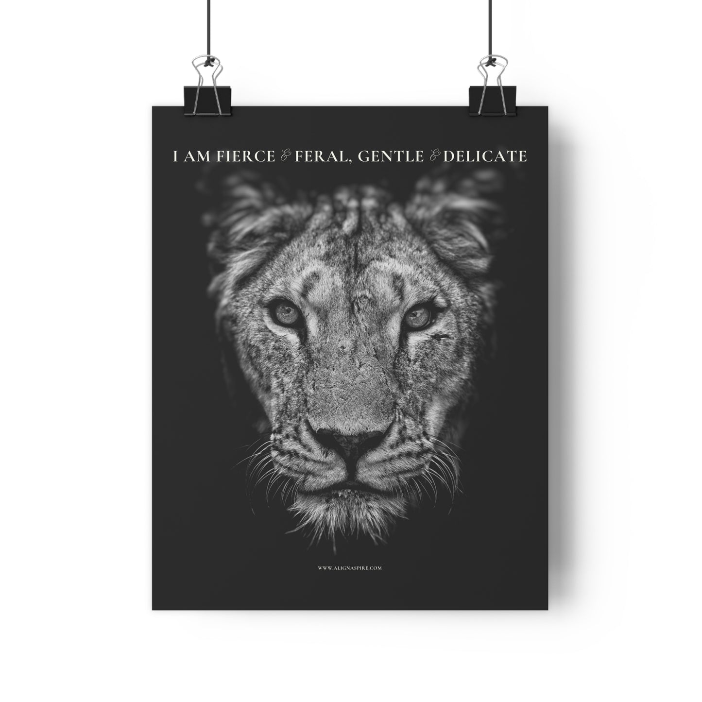 Fierce & Feral, Gentle & Delicate Print